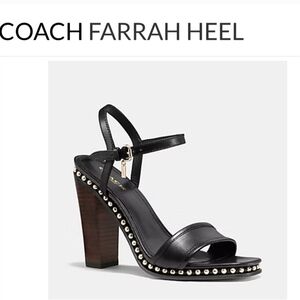 Coach Farrah Black Heel